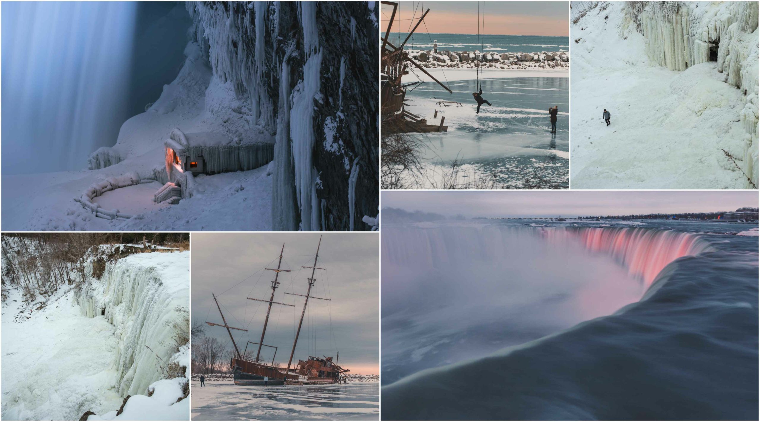 Iconic Hamilton Waterfalls and Niagara Falls Have Frozen Over cover