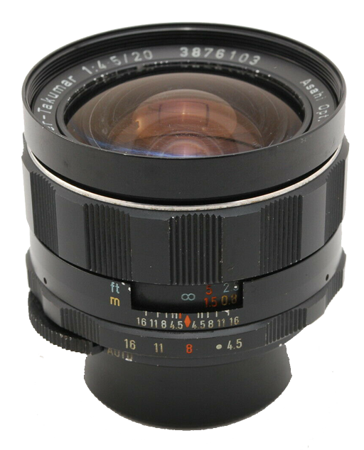 Pentax SMC Takumar 20mm F4.5 Wide Angle Lens