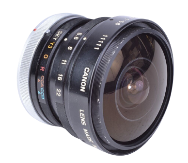 Canon FD 7.5mm F/5.6 Fisheye Lens