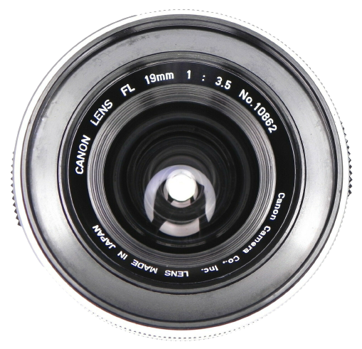 Canon FL 19mm F/3.5 Wide Angle Lens