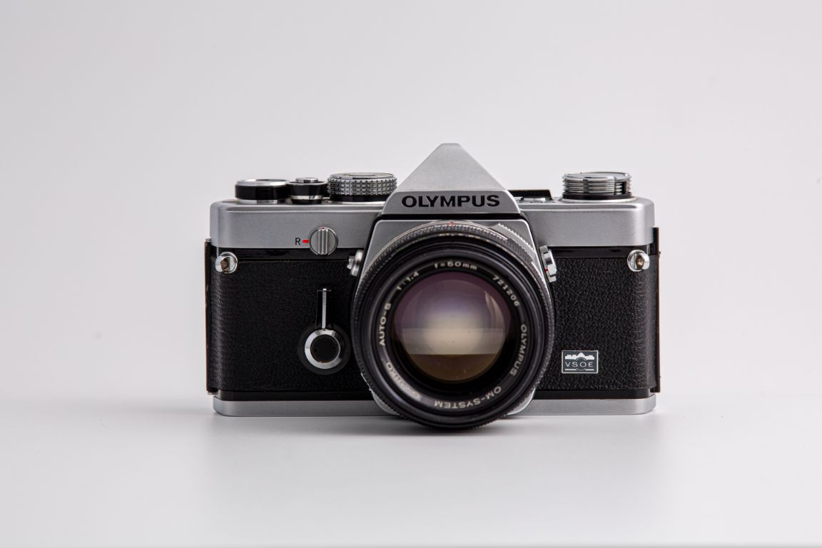 olympus om-1 vintage film camera