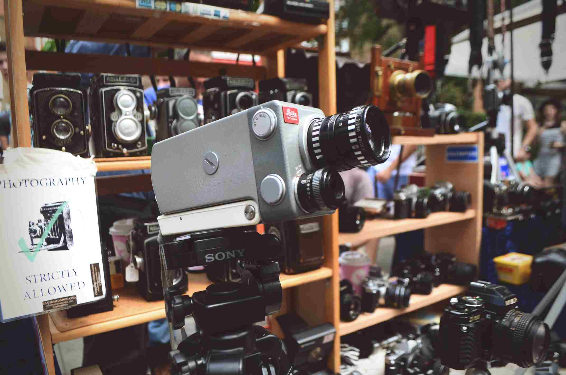 film camera store with big camera selection